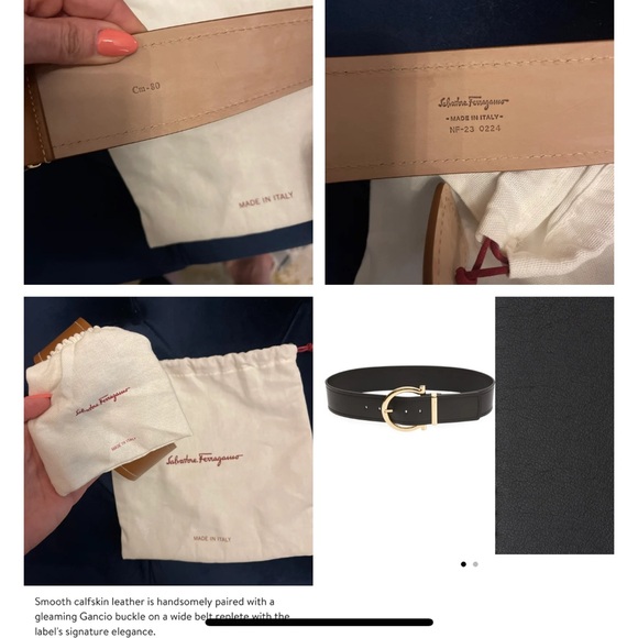 Ferragamo Gancio Belt - new with tags - Picture 3 of 4